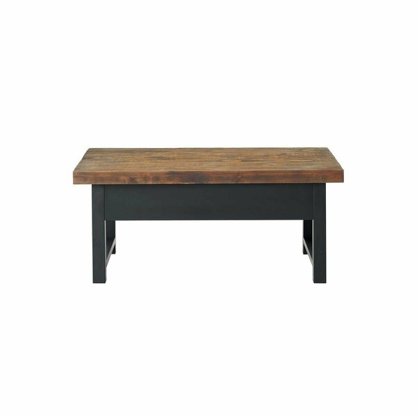 Kd Cama De Bebe 42 in. Pomona Coffee Table with Lift Top & Storage Black KD3236245